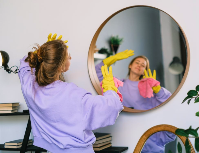 Namų valymas naudojant ekologiškas valymo priemones